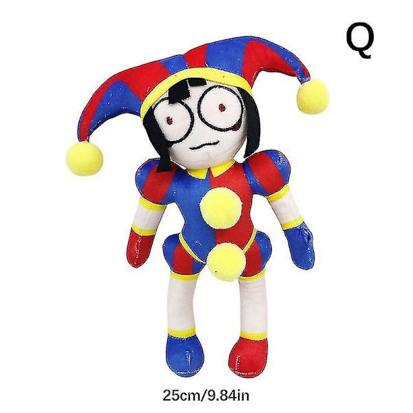 Fantastisk Digital Circus Plush, Pomni og Jax Plushies Leke for Barn Julegave q