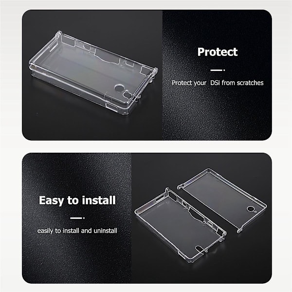 Klar krystall hardt deksel for Nintendo DSi NDSi