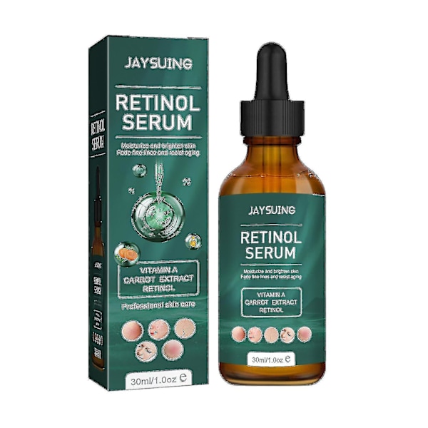 Jaysuing Retinol Essence Ansigts Anti-rynke Glatning Fine Rynker Opstrammende Og Fastgørende Elastisk Tender Anti-tidlig Og Gammel Pore Samling |