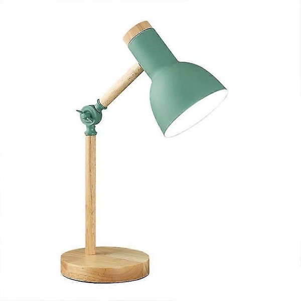 Table Lamp, Adjustable Wooden Table Lamp, Children's Desk Lamp for Bedroom, Living Room, Base Reading Next Lamp