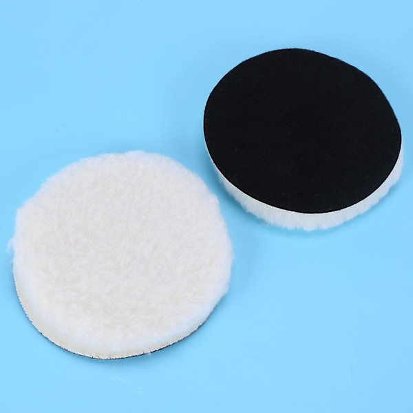 10 stk 125 mm bilpolerings puder 5\" tommer polering voks puder Uld Poleringshætte Bilmaling Pleje Uld Poleringspude