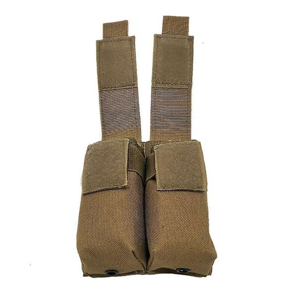 9mm Taktisk Molle-lomme Combat Dobbel Magasinpose Pistol Maglommer