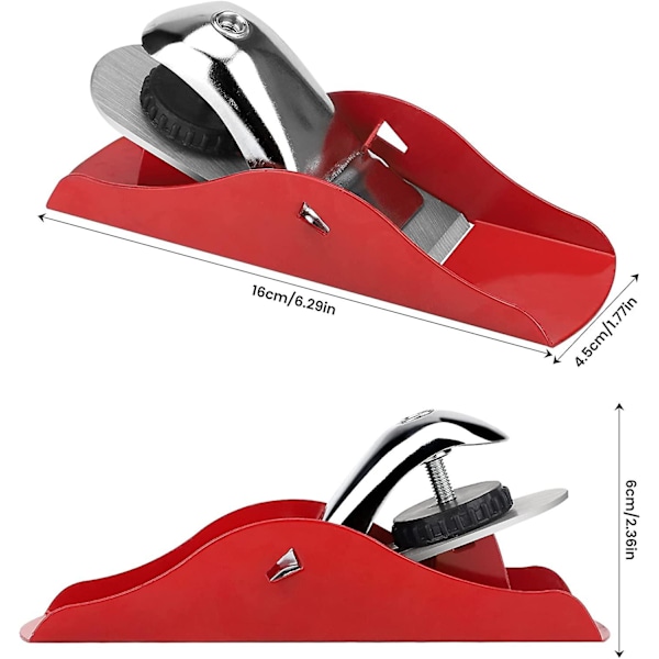 Träbearbetningshyvel, enhands hyvel snickare handhyvel, snickeriverktyg Mini träbearbetning handhyvel manuell hyvel