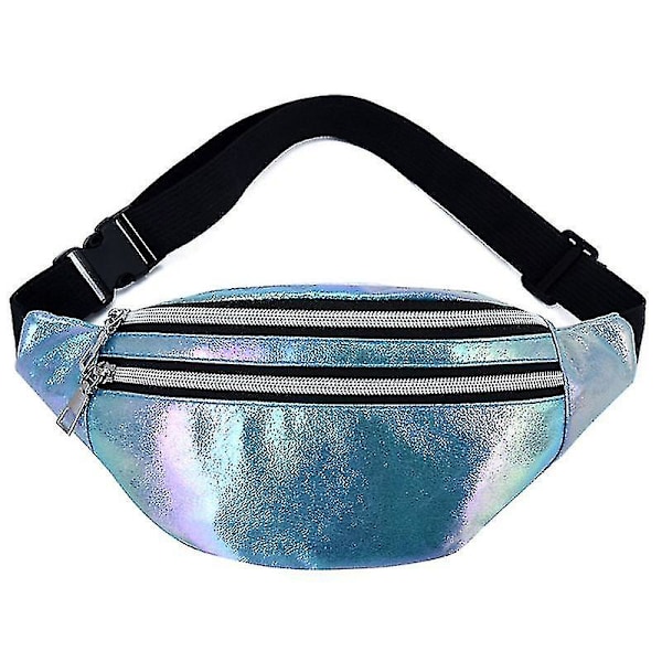 Women Holographic Waist Bag Fanny Pack Pouch Sport Belt Hip Chest Crossbody Shoulder Purse