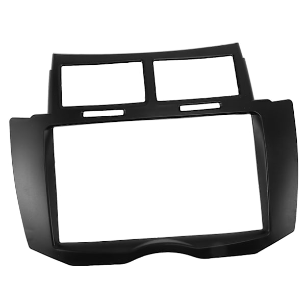 Bilstereoramme Fascia Trim Kit, 2 Din Instrumentpanel DVD-ram Install Kit För Toyota Yaris Vitz Platz 2005 2006 2007 2008-2011