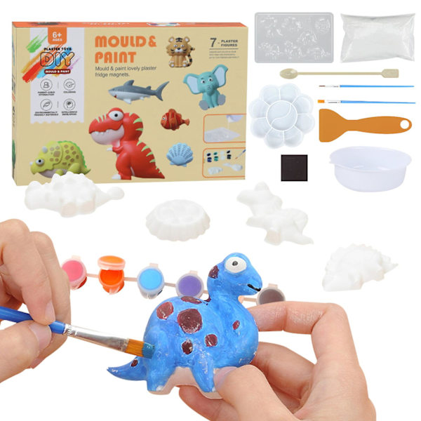 Kids Arts Crafts Set Animal Toy Dinosaurs Painting Kit Party Favors Boys Girls Diy Gift