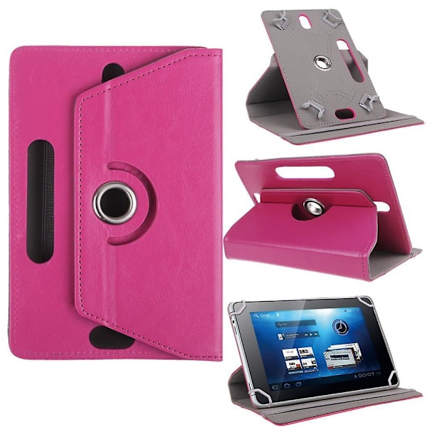 Universal Læder Flip Case Cover til 7 tommer Android Tablet PC Bk