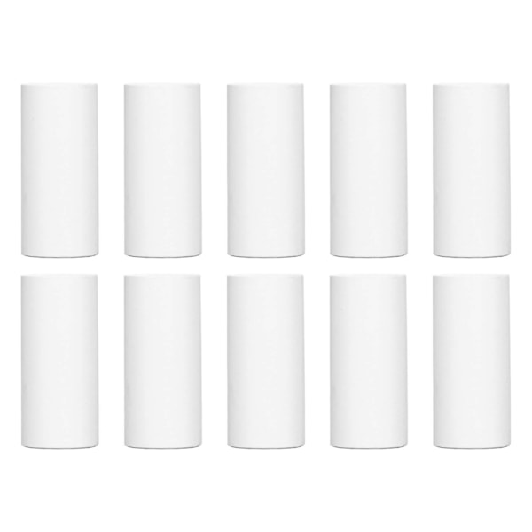 10Pcs Printable Paper Rolls White Printable Thermosensitive Thick Paper Thermal Paper Rolls for Small Printer