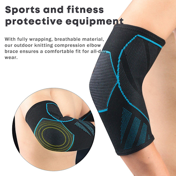 Sports Elbow Protector Compression Sleeve Wrist Elbow Pads Weightlifting Arm Supports Suitable for T l