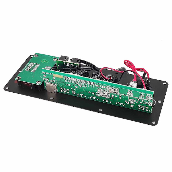 12V Forsterkerkort Høytalerforsterker Bluetooth AUX TF-kort U-disk Opptak 6-12 tommer 80W Høytalerpanelkort
