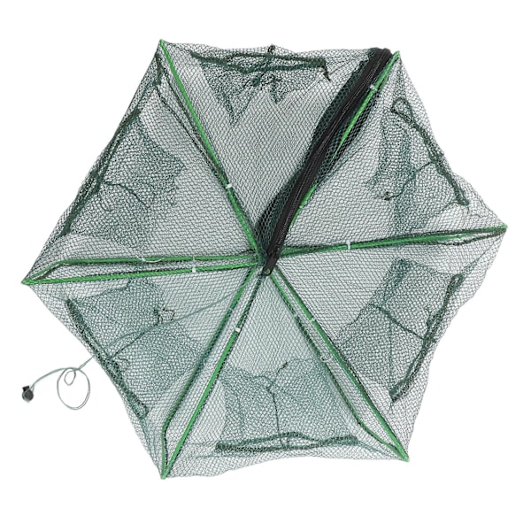 Foldbar Bærbar Rekebur 50x25cm - Automatisk Fiskegarnfelle for Polygon Fiskeåte