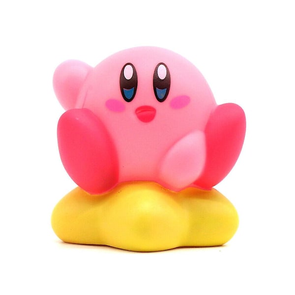 8 stk Kirby Figurleker Sett Samling Modell Bursdagsfest Kake Topper Barn Fans Gaver