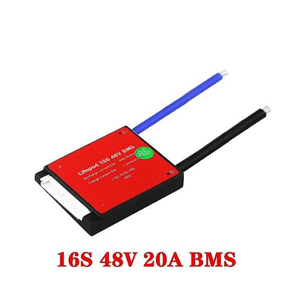 16s 48v 20a Vedenkestävä BMS Lifepo4 Akku 3.2v 18650 32700 Akku Litiumakkupaketti