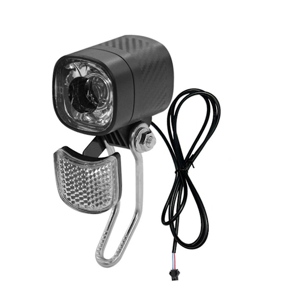 QD470 E-sykkel LED-forlykt 6V-12V/48V Sykkellys Vanntett Forlykt Vanntett Tilkobling