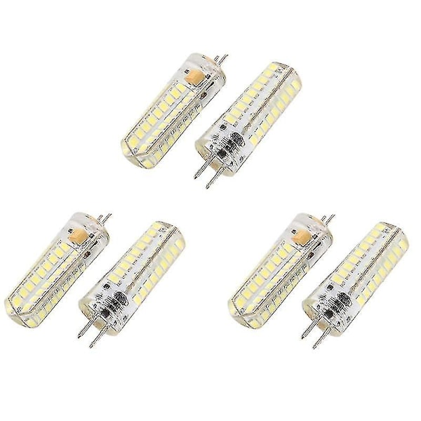 6x 6.5w Gy6.35 Led Bulbs 72 2835 Smd Led 320lm 50w Silicone Corn Bulb