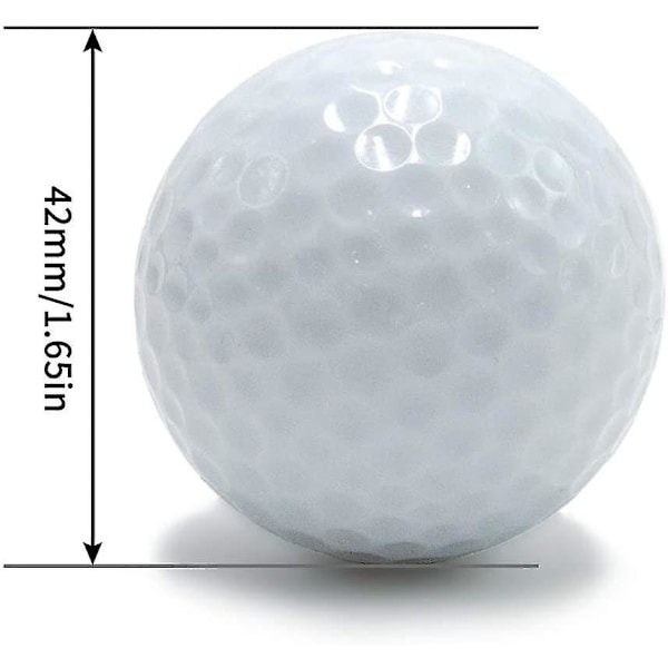 6 stk. LED Golfbolde Farverige Lysende Golfbolde Nat Golfbold