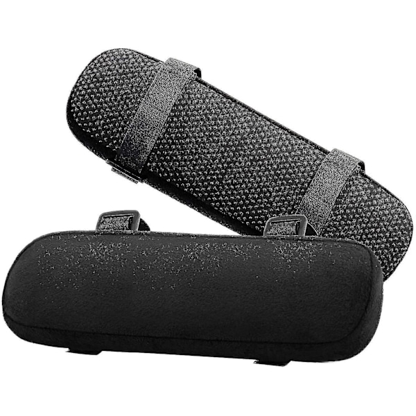 Chair Armrest Cushion,2 Piece Foam Soft Elbow Pillow Cushion-black--