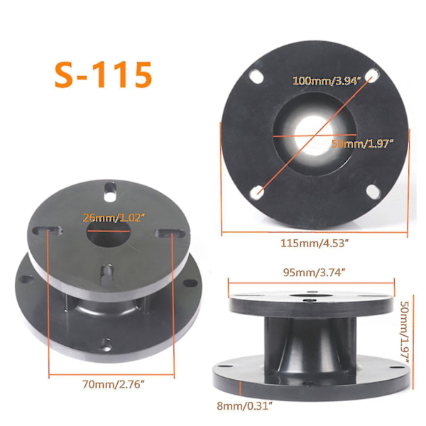 Universal Horn Adapter Konverter Tweeter Højttaler Drive Til Hovedforsyninger Til Hor-YuJia 38 to 26 throat