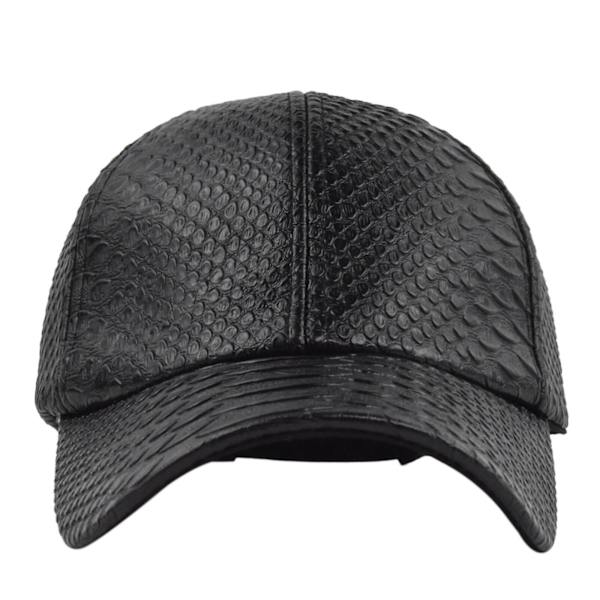 Mænds Baseball Cap Justerbar Rem Kunstig Læder Krokodille Print Hat