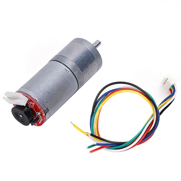 DC-vaihdemoottori nopeusanturilla, 12V 500RPM, harjattu kupari ja ruostumaton teräsvaihde