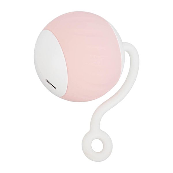 Elektrisk Interaktiv Katt Leksak med Smart LED-Ljus, 2 Hastigheter - Automatisk Rullande Boll för Katter (Vattenmelon Design)