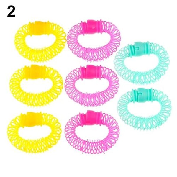 6/8pcs Convenient Hair Magic Curler Rollers Spiral Curls Hair Styling Diy Tools Qinhai