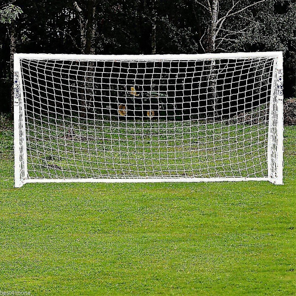 24x8ft Full Size Fotballmålnett Sports Fotball Stang Netting Trening Bakgård