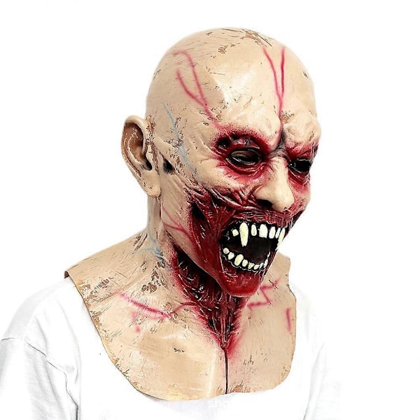 Zombie Latex Skräckmask Walking Halloween Party Fancy Dress Kostym Fullt Huvud Cosplay Masker Rekvisita