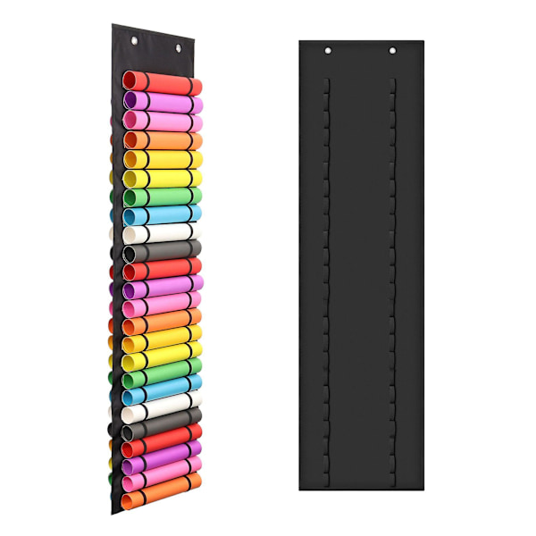 Vinyl Rulleholder med 48 Rum - Opbevaringsorganisator til Hængende Vinyl