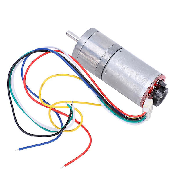 DC-vaihdemoottori nopeusanturilla, 12V 500RPM, harjattu kupari ja ruostumaton teräsvaihde