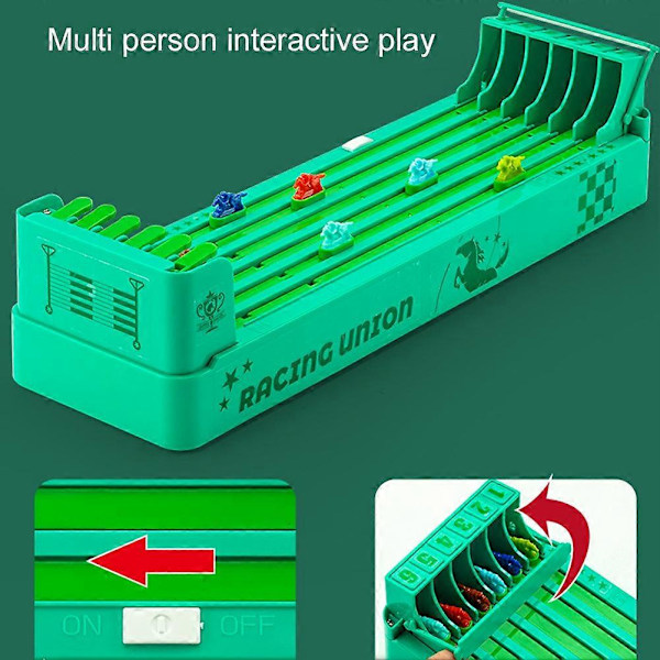 Hästkapplöpningsspel Bordsspel Hästkapplöpningsspel Roligt Interaktivt Familjespel Leksakssats för Hem/Kontor football