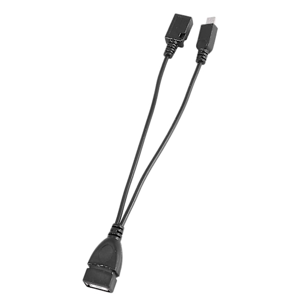 4-pack Mini OTG-kabeladapter, 2-i-1-strömförsörjd kompatibel med streaming-stickor etc.