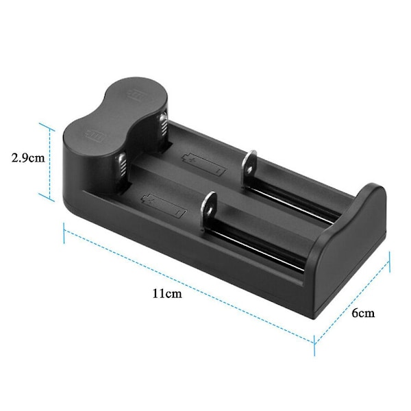 2-paikkainen älykäs Li-ion-akkujen latauslaite 3.7v USB-liitäntällä