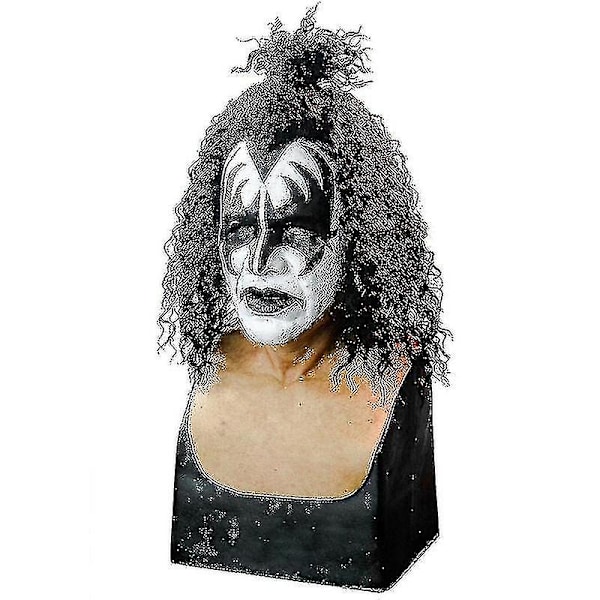 Kiss Deluxe Aikuisten Päällä Käytettävä Demon Mask Halloween Cosplay Puku Hengittävä -autoeuro