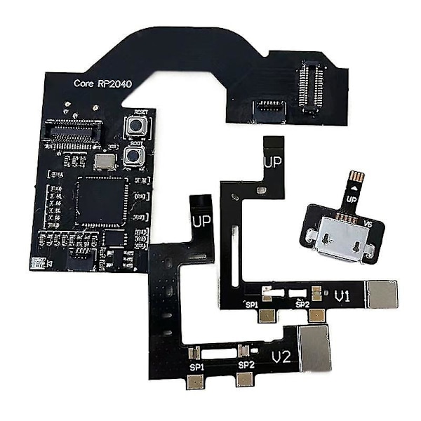 Oppgraderbar og blinkbar støtte for V4 V5-brikke, V1 V2, for OLED V5-brikke, for Lite Fly a1