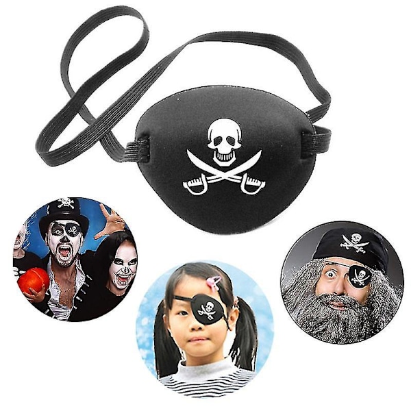 3D Stereo Enögd Mask Bekväm Svamp Piratögonskydd kids