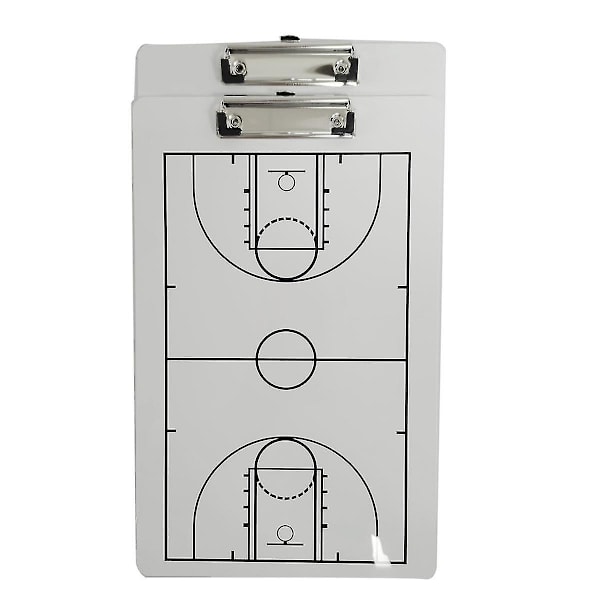 Coach Board Tørreslet Coachingtavle Dobbeltsidet Design Strategitavle Hvidtavle Til Basketball