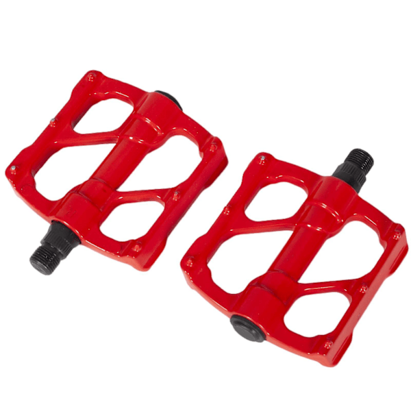 QingHai 1 Pair Bike Pedals High Strength Hollow-out Design Wide Compatibility 3 Sealed Bearings Bicycle Flat Pedals