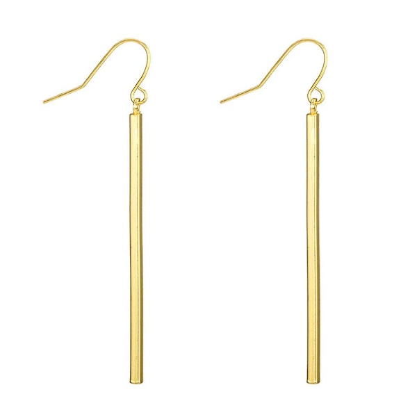 Earrings Long Vertical Bar Drop Earrings Geometric Earrings Minimalist Earrings for Women