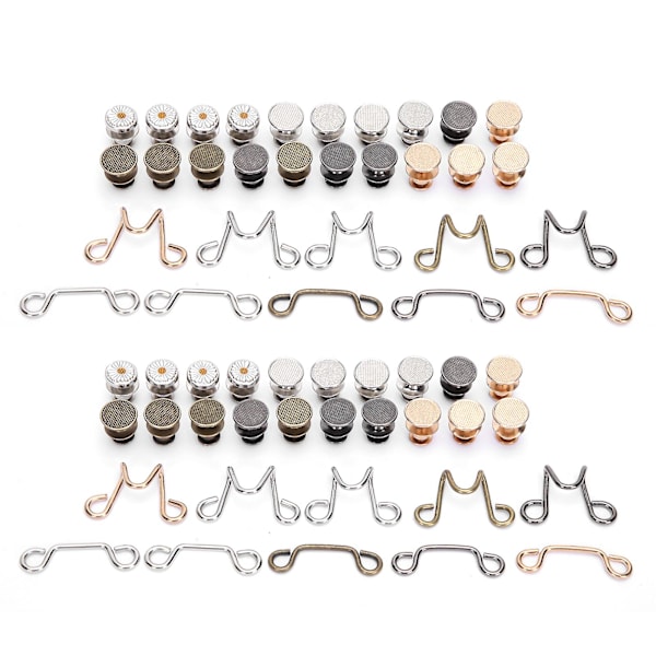 Jean Waist Extender Set - Justerbar Knappbyte för Lösa Byxor