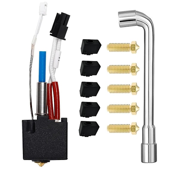 Samlet Print Hot End Kit Hodeekstruderer Erstatningssett for Kobra2, 2 Neo, 2 Pro, Kobra2 Plus, 3D P