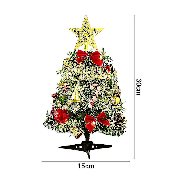 30 cm Mini Juletrær til Bord b