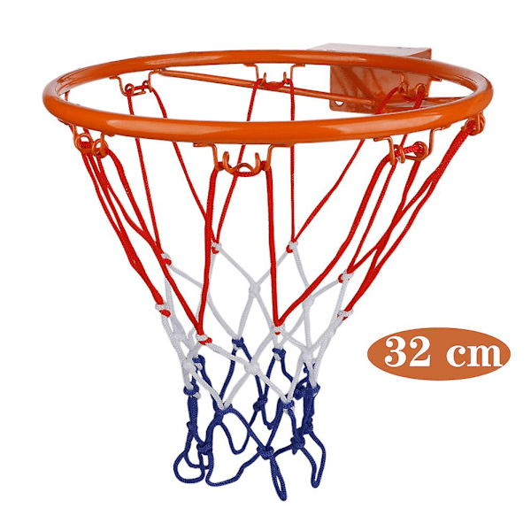 Indoor/outdoor Kids Basketball Hoop (32cm Diameter, Orange Reinforced Stand)