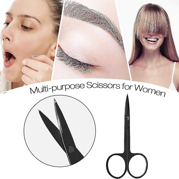 Ögonbrynsrakapparat, 6 i 1 ögonbrynskit, multifunktionellt exfolieringverktyg