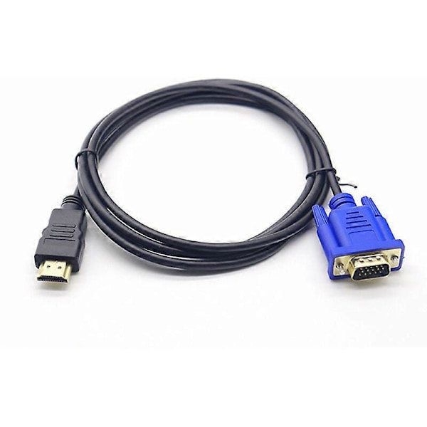 CCTV-kabel och adapter HDMI till VGA-omvandlingskabel 1080P HDMI till VGA-kabeladapter 1,8 m (utan chip)