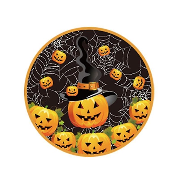 20 stk Halloween Party Engangs Servise Sett Gresskar Heks Papirplater Kopper Servietter Sugerør Gave Glad Halloween Party Dekor 20 9-inch plates