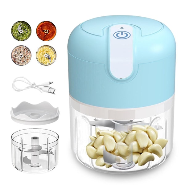 250ml Electric Mini Garlic Pepper Chili Chopper Garlic Masher