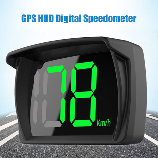 HUD GPS Digital Speedometer til Bil, Lastbil, Scooter, Cykel, Bluetooth-aktiveret Universal GPS Elektronisk Hund med Sikkerhedsalarm