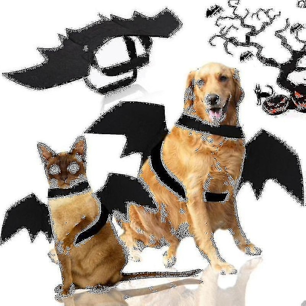 Halloween Costume For Dogs Pet Bat Wings Cat Dog Bat Costume Wings Dress Up Pet Accessories Party Pet Costume Puppy Wing