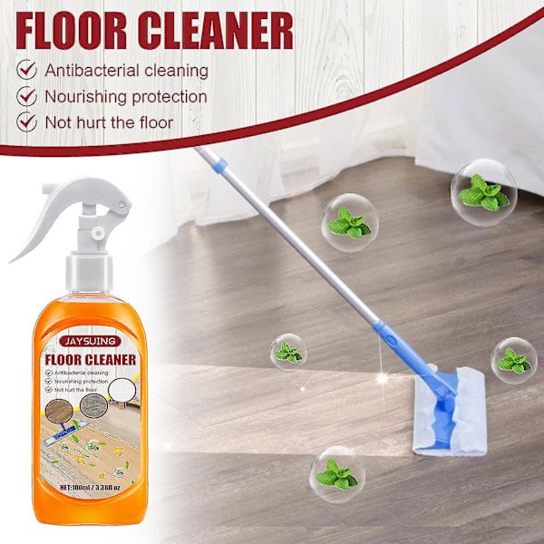 Jaysuing Floor Cleaner Wooden Floor Descaling Cleaning Liquid Polishing Brightening Multiple Floor Cleaning Care BF |